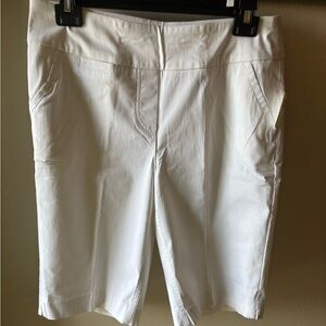 Westbound Women's White Bermuda Shorts